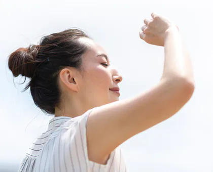 日焼けをしてしまうなど、生活に合わせた治療を提案